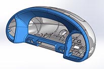 Bus Dashboard Injection Moulding Assembly